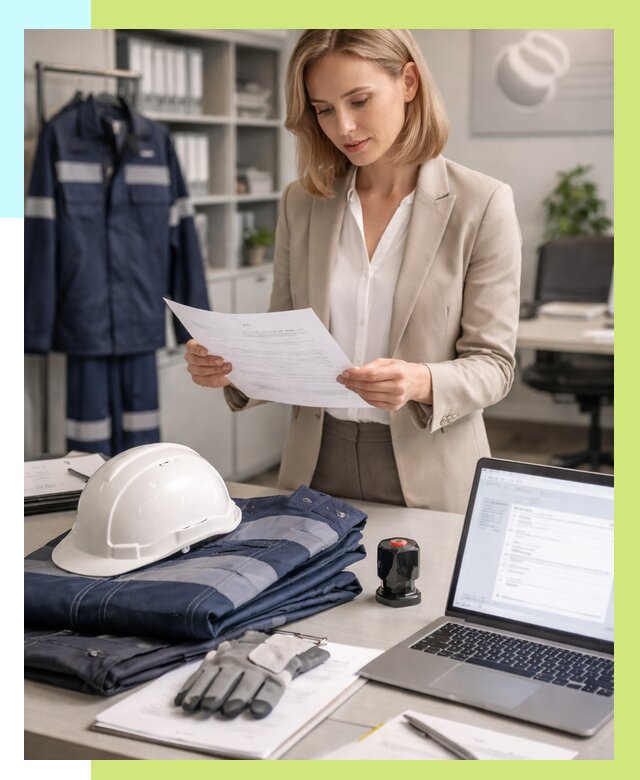 Сертификация спецодежды в Соликамске от 7214 р. | Алешин-Слк