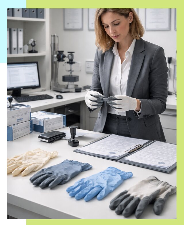 Сертификация перчаток в Соликамске от 8759 р. | Алешин-Слк