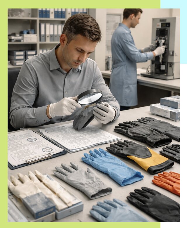 Сертификация перчаток и средств защиты продукции в Соликамске