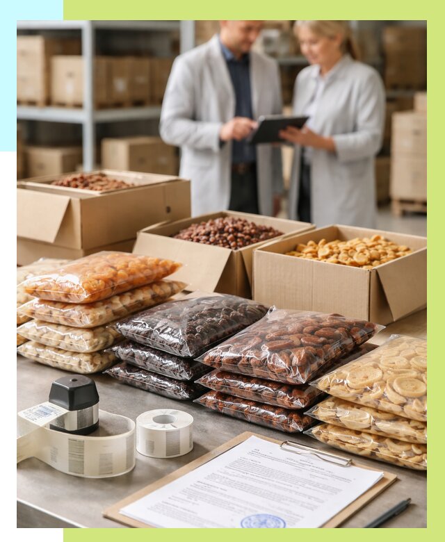 Сертификация сухофруктов в Соликамске от 12366 р. | Алешин-Слк под ключ