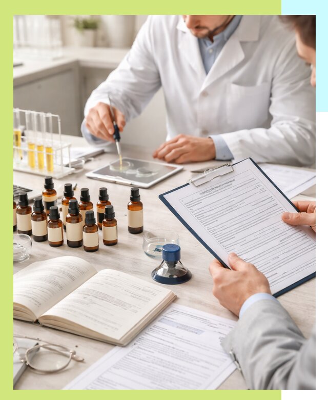Сертификация эфирных масел и документация качества в Соликамске
