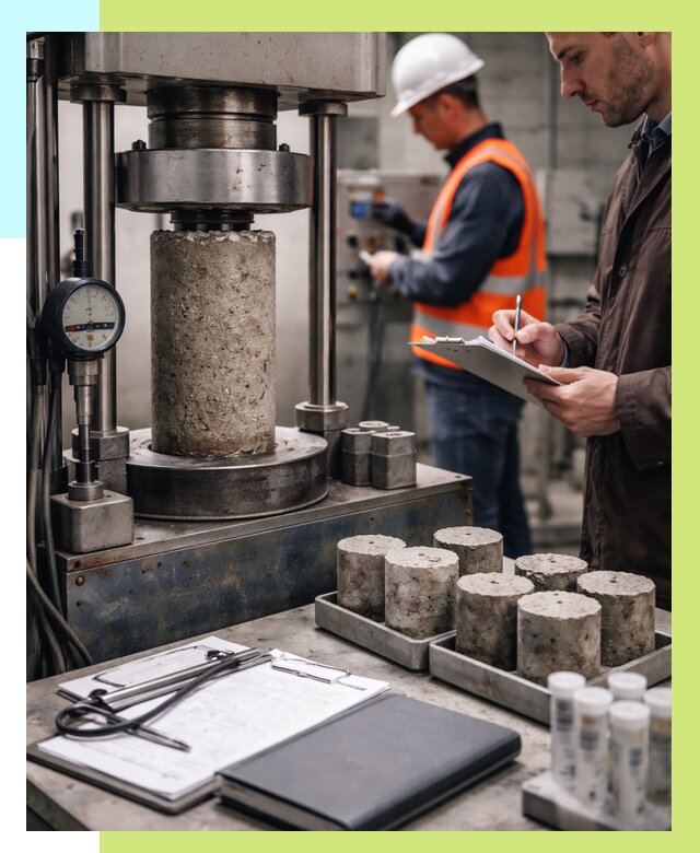 Сертификация бетона в Соликамске от 30915 р. сертификат | Алешин-Слк