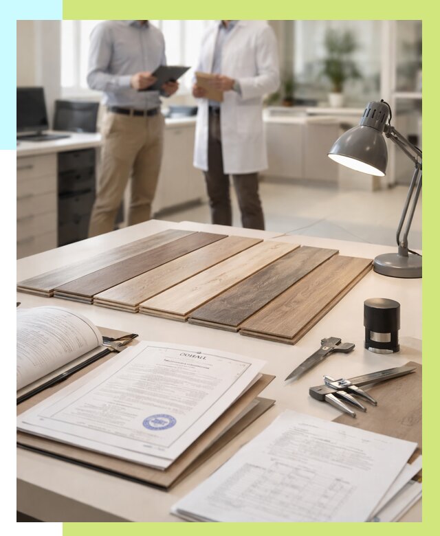 Сертификация ламината в Соликамске от 18549 р. под ключ | Алешин-Слк