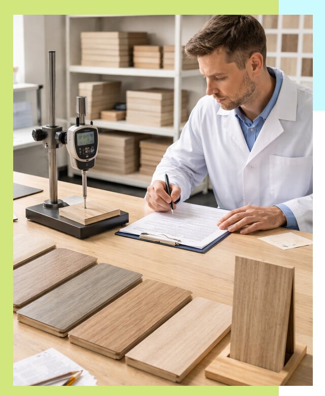 Сертификация ламината с испытаниями и оформлением документов в Соликамске