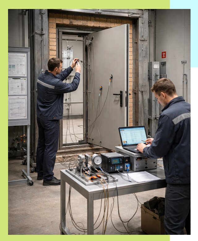 Сертификация противопожарных дверей в Соликамске по ГОСТ и ТР