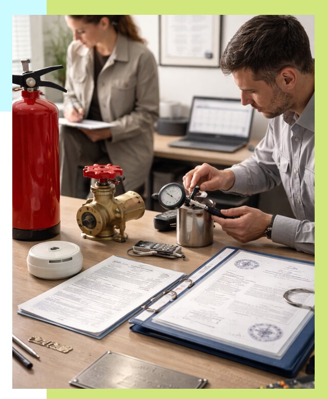 Сертификация пожарного оборудования в Соликамске от 15458 р.|Алешин-Слк