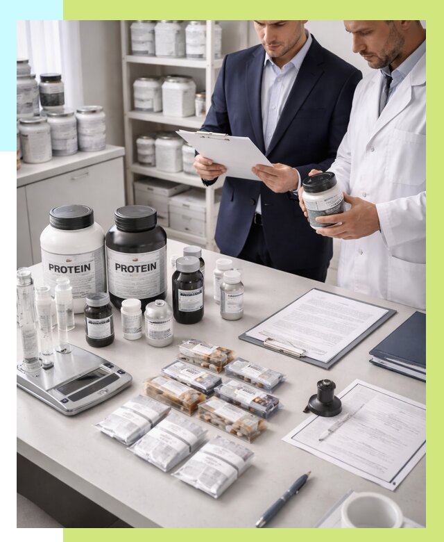 Сертификация спортивного питания в Соликамске от 15458 р., Алешин-Слк