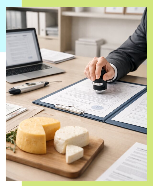 Сертификация сыров в Соликамске от 15458 р | Сертификат на сыр Алешин-Слк