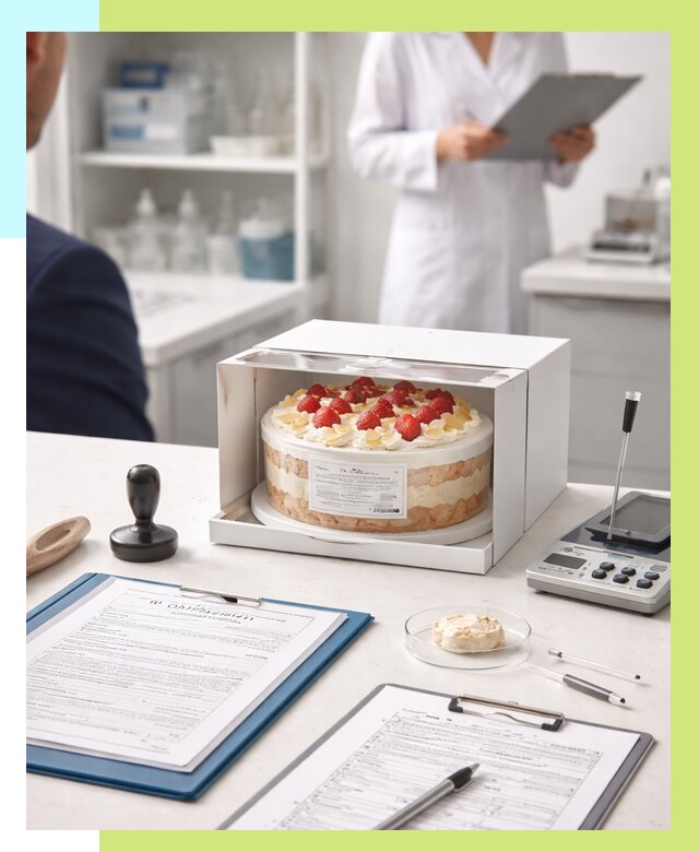 Сертификация тортов в Соликамске от 9275 р. заказать | Алешин-Слк