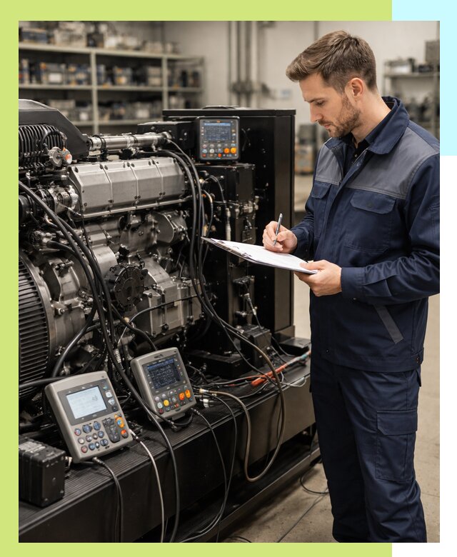 Сертификация дизельных генераторов и их оборудования в Соликамске