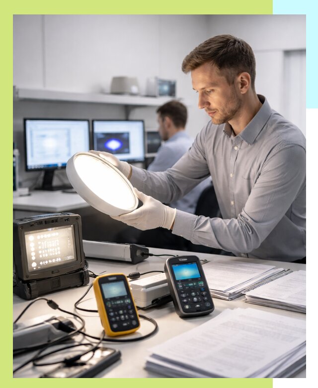 Сертификация светильников в Соликамске: испытания и оформление