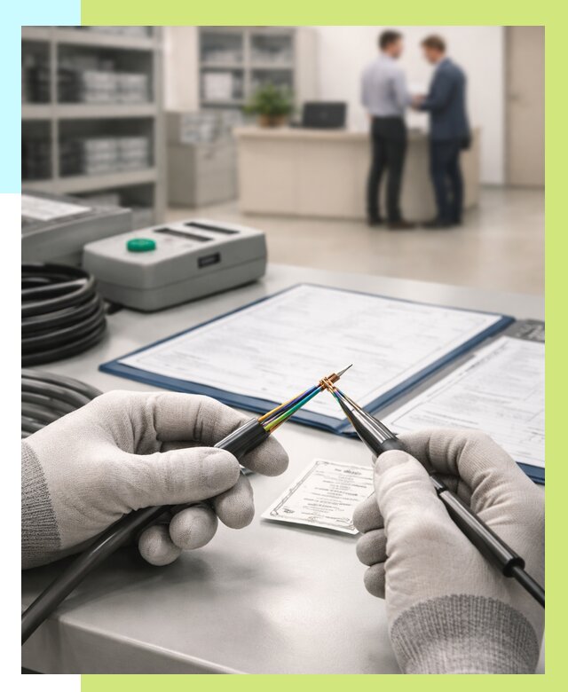 Сертификация провода в Соликамске от 18549 р. в Алешин-Слк