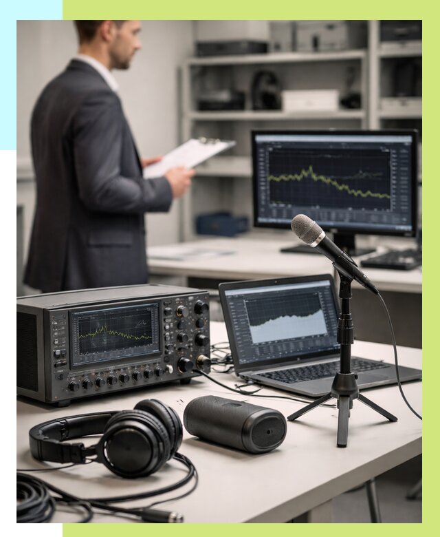 Сертификация аудиотехники в Соликамске от 15458 р., Алешин-Слк