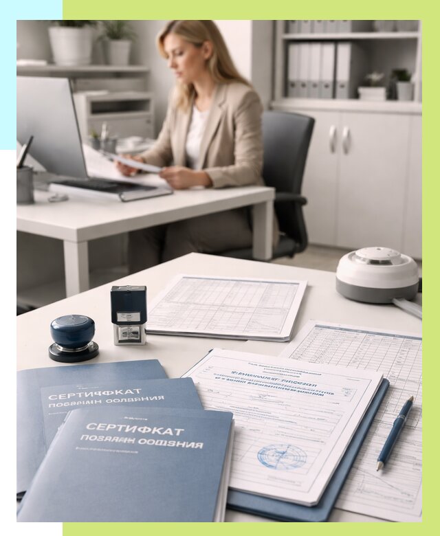 Сертификаты пожарной безопасности в Соликамске от 15458 р. | Алешин-Слк