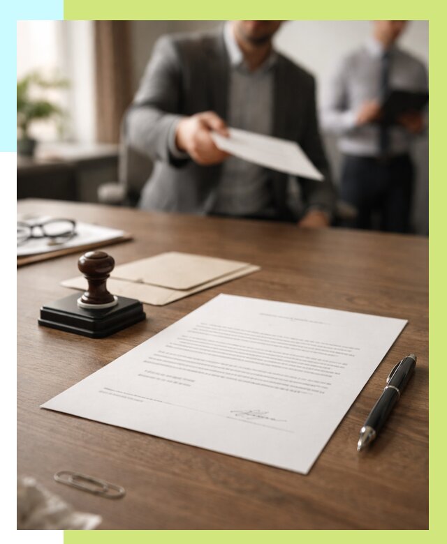 Отказное письмо по сертификации в Соликамске от 3607 р. | Алешин-Слк