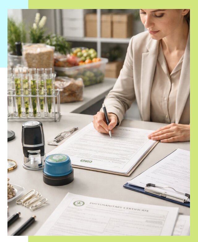 Фитосанитарный сертификат оформить в Соликамске от 4637 р. | Алешин-Слк