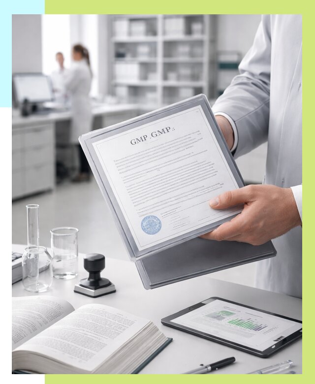 Сертификат GMP в Соликамске под ключ от 87593 р. | Алешин-Слк