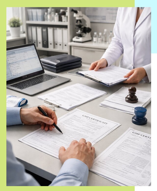 Оформление сертификата GMP в Соликамске для фармпроизводства