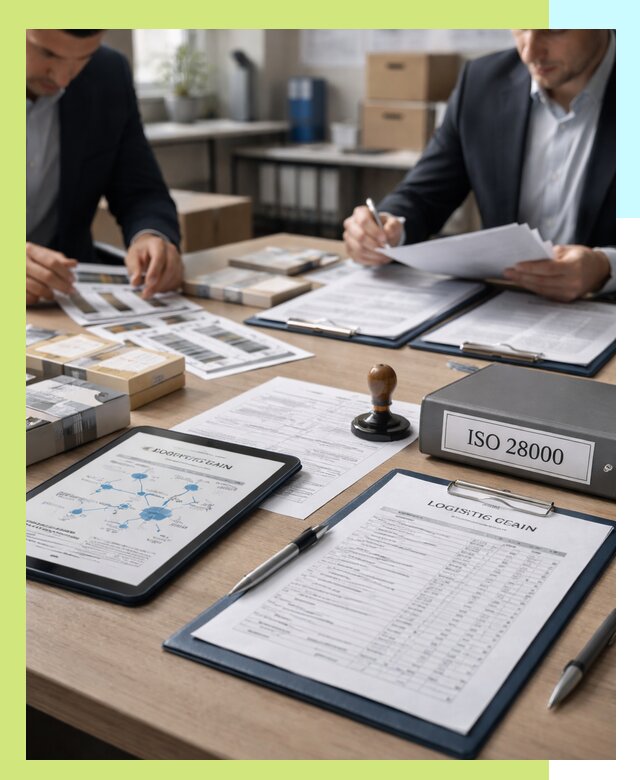 Получение сертификата ISO 28000 по безопасности цепи поставок в Соликамске