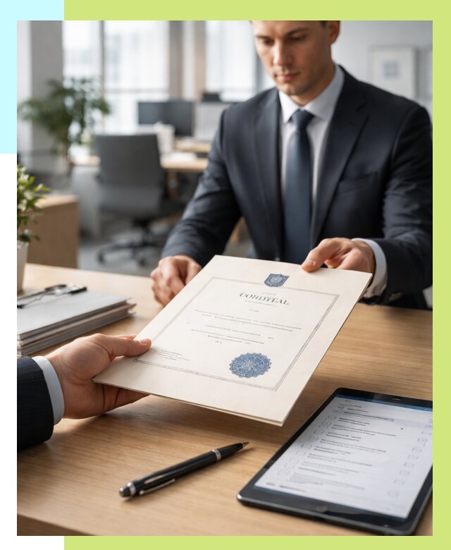 Сертификат ISO 30301 в Соликамске от 36068 р. | Алешин-Слк - под ключ