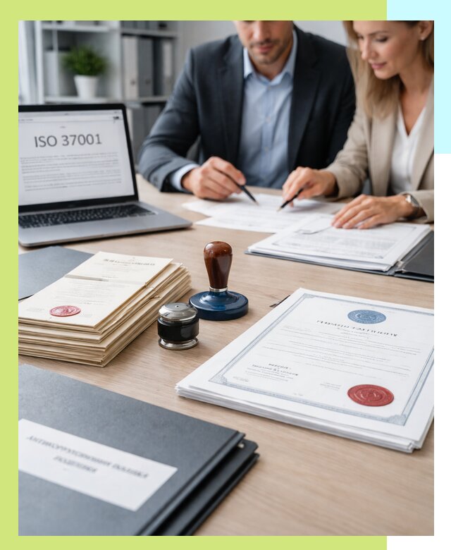 Получение сертификата ISO 37001 по системе борьбы с коррупцией в Соликамске