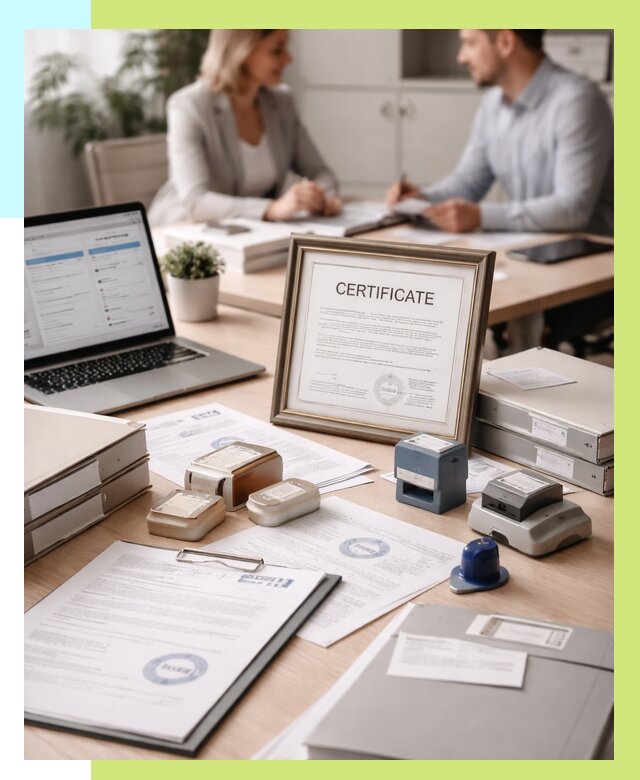 Сертификация компании в Соликамске от 46373 р. | Алешин-Слк — заказ